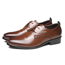 Men Pointed Toe Classic Rivet Decoration Lace Up Formal Casual Dress Shoes