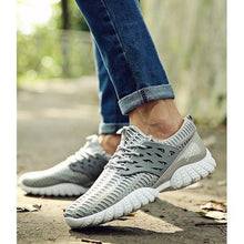 Men Sport Lace Up High Top Mesh Casual Brethable Shoes