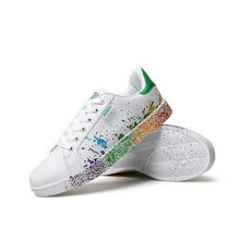 Big Size White Colorul Lace Up Casual Sport Running Sneakers