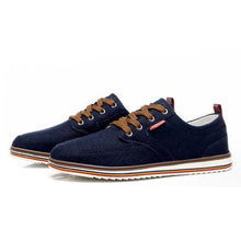 Big Size Men's Linen Breathable Lace Up Flat Sport Casual Shoes