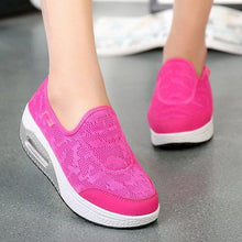 Breathable Rocker Sole Platform Casual Shoes