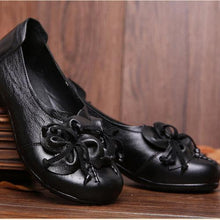 SOCOFY Flower Tassel Soft Shoes