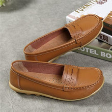 Soft Leather Flat Loafers
