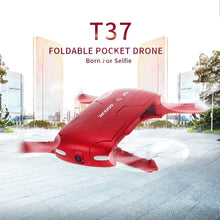 GOOLRC T37 Wifi FPV HD Camera G-sensor Altitude Hold Foldable Mini Selfie RC Drone Quadcopter VS H37 Drones