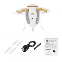 Attop W5 Flying Egg Drone WIFI FPV Foldable RC Quadcopter with 0.3M Camera Altitude Hold