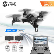 Holy Stone HS230 Racing FPV 5.8G Wifi Drone with 2MP 720P HD 120 Wide Angle Camera with LCD Screen 45Km/h High Speed Quadcopter