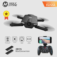 [EU USA JP Stock]Holy Stone HS160 Selfie 720P WIFI FPV Foldable Altitude Hold 36 Minutes RC Quadcopter RTF VS JJRC H37 EU No Tax