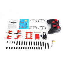 RC Helicopter DIY Mini Drone Building Blocks 2.4G 4CH Mini Drones 3D DIY Bricks Creative Quadcopter Assembling Educational Toy