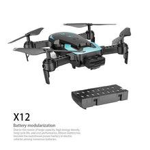 X12 4CH RC Mini Drone Foldable Drone Altitude Hold with Wifi Camera Live Video One Key Return Headless Mode 3D Flip Helicopter
