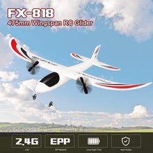 FX-818 2.4G 2CH Remote Control RC Airplane Aircraft Fixed Wing Drone Glider 475mm Wingspan EPP  for Children Kid Gift RTF