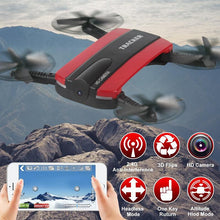 For JXD 523W Altitude Hold HD Camera Selfie Foldable WIFI FPV RC Quadcopter FPV