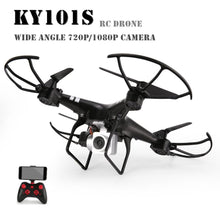 KY101S WiFi HD FPV Wide Angle 1080P/ 720P Camera Selfie RC Drone Altitude Hold Headless Mode 3D Flips One Key Return Quadcopter