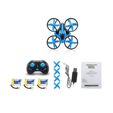 JJRC H36 RC Drone 2.4GHz 4CH 6-Axis 3D Flip RTF Aircraft Portable Helicopter Headless Mode & 3 Batteries Mini Dron RC Quadcopter