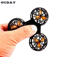 Flying Hand Spinner Anti-Anxiety Spinner Toys Fingertip aircraft for Kids Adult Stress Reduce Anxiety Automatic Rotation ht