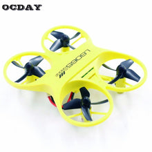 L6065 Mini RC Quadcopter Infrared Controlled Drone 2.4GHz Aircraft with LED Light Birthday Gift for Children Toys