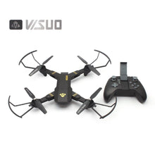 VISUO XS809HW 2.4G Foldable FPV Selfie Drone RC Quadcopter with 720P Wide Angle Camera Altitude Hold with Two Batteries