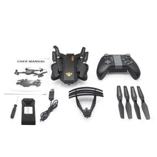 VISUO XS809HW 2.4G Foldable FPV Selfie Drone RC Quadcopter with 720P Wide Angle Camera Altitude Hold with Two Batteries