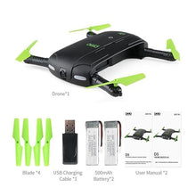 DHD D5 Foldable Selfie RC Drone Quadcopter with Wifi FPV Camera Live Video Altitude Hold  Batteries Combo Helicopter drone Gift