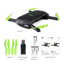 DHD D5 Foldable Selfie RC Drone Quadcopter with Wifi FPV Camera Live Video Altitude Hold  Batteries Combo Helicopter drone Gift