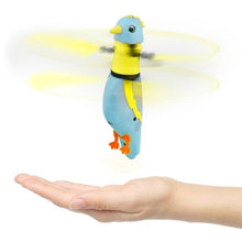 OCDAY Induction Bird Mini Helicopter Aircraft Creative USB Flying Bird With Music Sound Funny Novelty Toys For Children Kids