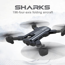 F196 Optical Flow Localization Foldable Quadcopter Wi-Fi RC Drone with 2.0MP HD Camera 2200mAh Battery Headless Mode Aircraft