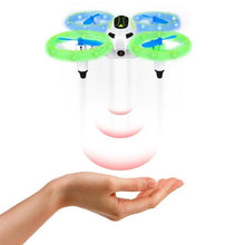 2018 NEW Fixed high 30m aerial four-axis Plastic 3.7V aircraft cool light anti-fall RC model remote drone toy XXD158