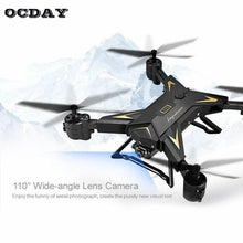OCDAY KY601S RC Remote Control 4  Channel Foldable Arm RC Drone Long Lasting Helicopter Quadcopter with 1080P HD Camera Aircraft