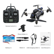 2018 JJR/C H40WH Selfie FPV RC 2.4G RC Quadcopter Tank Car Drone Aircraft with 720P Wifi HD Camera Altitude Hold 360' Flips HOT!