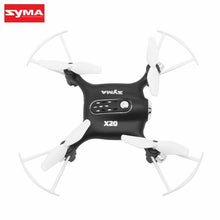 Syma X20 2.4G 4CH Mini Pocket Drone RC Quadcopter Aircraft with Altitude Hold Headless 3D-flip One Key Take-off Kids Toy Gift hi