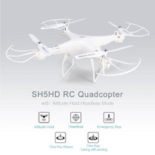 SH5HD 2.4G Smart Mini Drone RC Quadcopter Altitude Hold Headless Mode One Key Return LED Light Speed drones Remote Control Toys