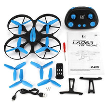 L6063 4CH RC Drone Quadcopter Altitude Hold Without/With Camera Headless Mode One Key Return Speed Adjustable Anti-carsh RTF