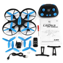 L6063 4CH RC Drone Quadcopter Altitude Hold Without/With Camera Headless Mode One Key Return Speed Adjustable Anti-carsh RTF
