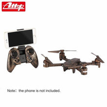 Attop X-PACK1 2.4G Drone 720P HD WIFI Wide Angle Camera Live Video FPV RC Foldable Quadcopter with Altitude Hold Headless