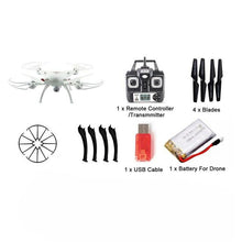 X53 RC Drone with 720P(200W) Camera No Memory Cards Auto-Return/Height Holding Surveillance with Remote Control Quadcopter Model