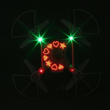 XG183 2.4G RC Mini Drone FPV Quadcopter with 720P HD Camera Real-time Altitude Hold LED Flash Word Programmable Props Hot