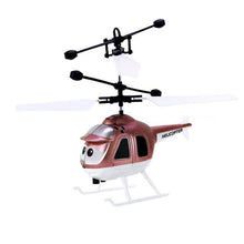 Mini RC Infrared Induction Helicopter with Flashing Light USB Charging Intelligent Inductive Aircraft Children Kids Toy