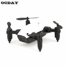 S9W WIFI FPV 0.3MP Camera Mini Foldable Drone Atitude Hold Mode One-key Return 360 Degree Flip RC Quadcopter RTF ht