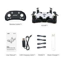 JJR/C H49 2 4GHz Ultra thin Foldable Mini Quadcopter Drone with Wifi FPV 720P HD Live Video Camera Altitude Hold 360' Flips HOT!