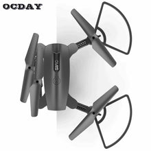 SMRC S6 RC Foldable Mini Headless Mode drone quadcopter aircraft with 720P WIFI HD camera LED Light Altitude Hold ti
