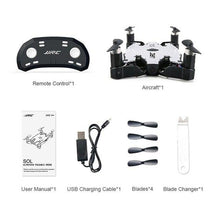 JJR/C H49 2 4GHz Ultra thin Foldable Mini Quadcopter Drone with Wifi FPV 720P HD Live Video Camera Altitude Hold 360' Flips HOT!
