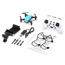 S9W Mini Foldable Drone with 0.3MP Camera WIFI FPV Atitude Hold Mode One-key Return 360 Degree Flip RC Quadcopter RTF with 0.3MP