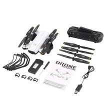 2.4G RC Drone Foldable Quadcopter with 720P HD Wifi FPV Camera Optical Flow Positioning Altitude Hold Headless Mode RC Drone Toy