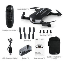JJRC Mini Foldable Selfie Drone Quadcopter H37 WIFI Elfie Pocket Portable Photography Video Helicopter With HD Camera vs H36 H47