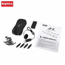 Syma Z1 2.4G FPV Foldable Drone Smart RC Quadcopter with 720P HD Wifi Camera Real-time Altitude Hold Optical Flow Positioning hi