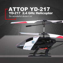 Attop YD-217/YD-T1 2.4 GHz 3.5 Channel RC Helicopters Future War Police Remote Control Aircraft Anti-fall Drone Model Toy
