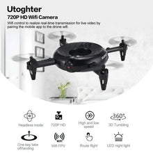 Utoghter Detachtable Drone Smart RC Quadcopter with 720P HD Wifi Camera Real-time Altitude Hold UAV Headless Mode LED Light