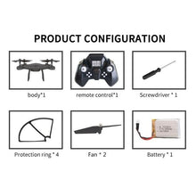 S10 2.4G RC Drone with LED Light Headless Mode One Key Return 3D Flips Mini Remote Control Quadrocopter for Children