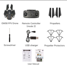 GW58 Drone Wifi Control 4 Axis RC Drone with 0.3MP/2MP Hovering Racing Helicopter Drone Hovering Racing Helicopter RC Drone Toys