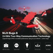 MJX Bugs 8 Pro B8 PRO Brushless Motor RC Racing Drone Quadcopter UAV with 5.8G HD 720P FPV Real-Time Camera High Speed HOT!