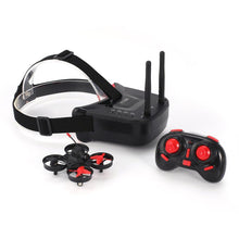 Mini RC Racing Drone Quadcopter Aircraft Toys 5.8G 40CH FPV Camera with 3in Headset Auto-searching Goggles Receiver Monitor